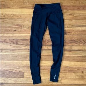 Reebok Black Fleece Lined Leggings XS